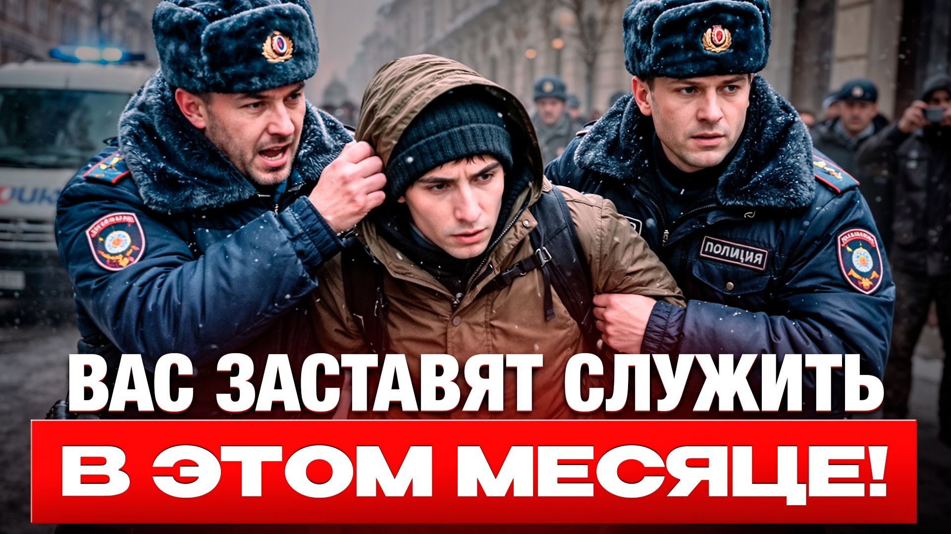 Начались ОБЛАВЫ на Призывников! Новый Год будете Встречать уже в АРМИИ! смотреть онлайн