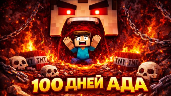 😱100 Дней Выживания Внутри ФИКСАЯ в Майнкрафт!