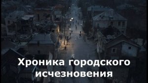 Хроника городского исчезновения