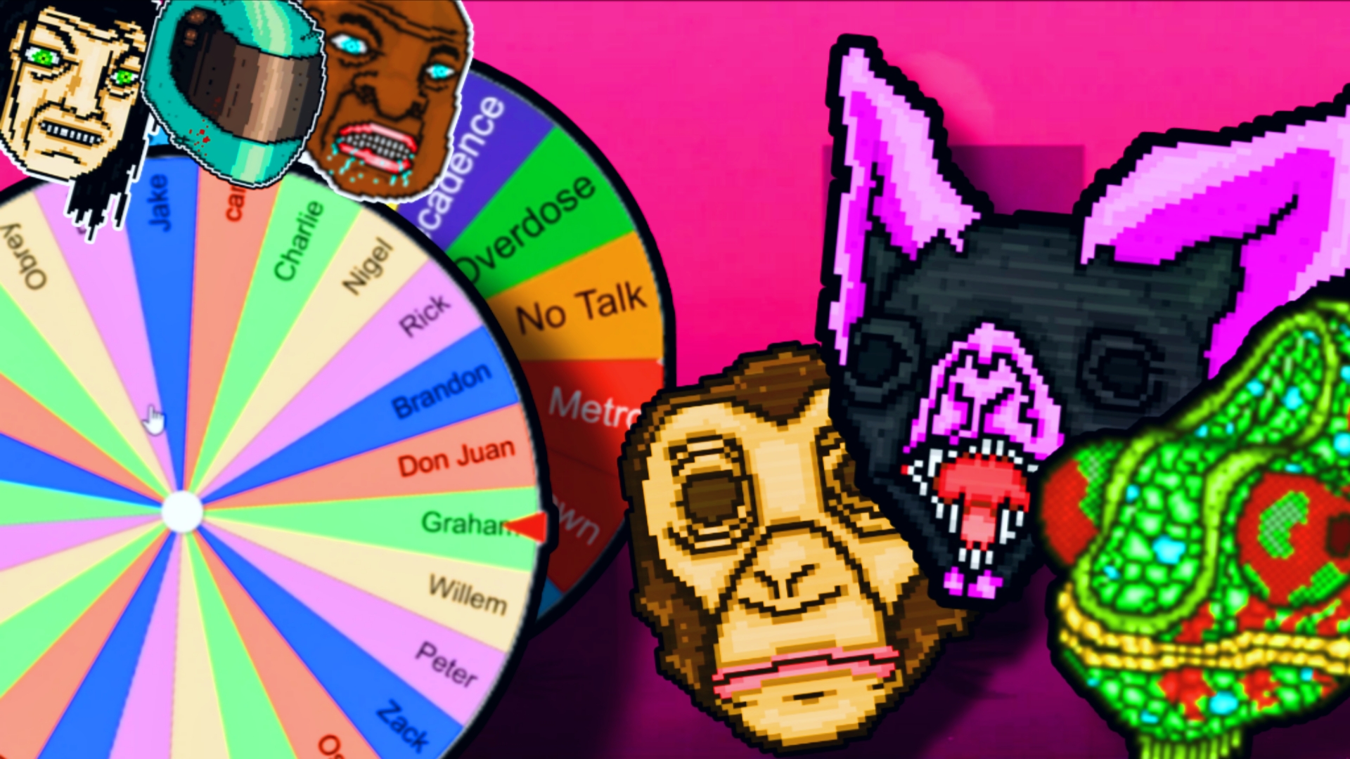 HOTLINE MIAMI НО РУЛЕТКА ВЫБИРАЕТ МНЕ МАСКУ И КАРТУ|Hotline Miami