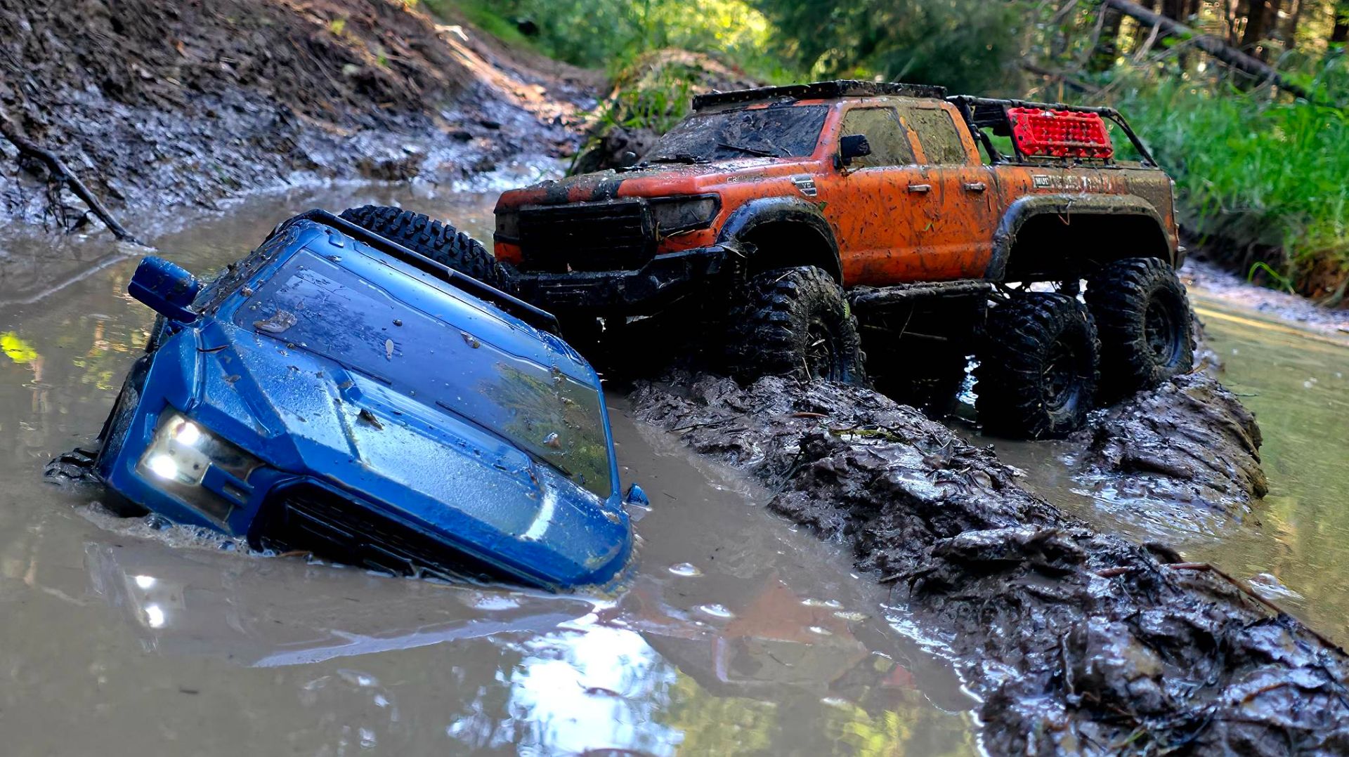 Заглючила электроника на Dodge RAM 6x6 и FORD показал весь свой потенциал! ... RC OFFroad 4x4 смотреть онлайн