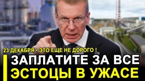 Вот и все...Эстония заплатит МИЛЛИАРДы за этот отказ!Граждане в ярости от новых счетов.