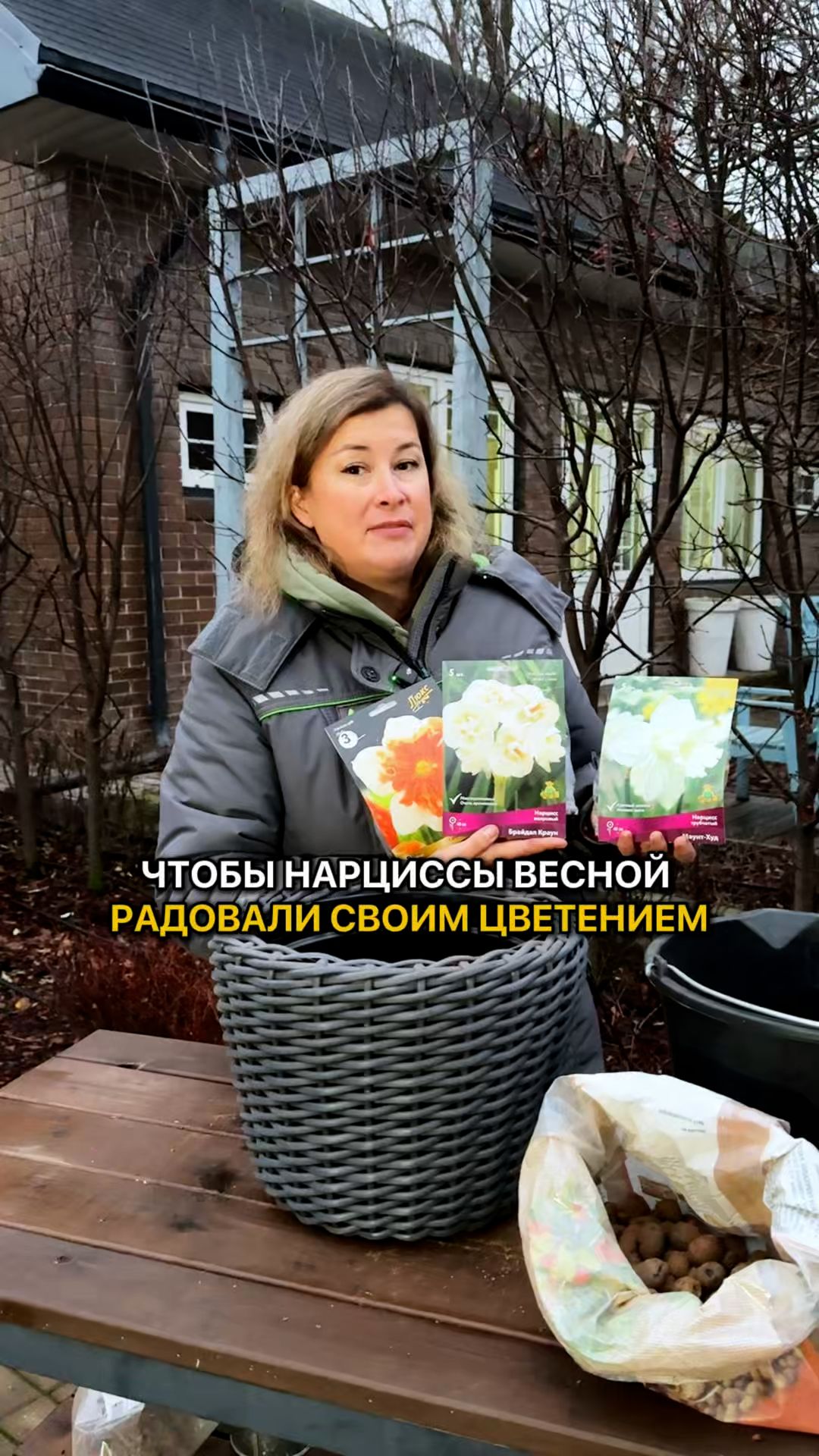 Как сажать нарциссы в контейнер правильно!