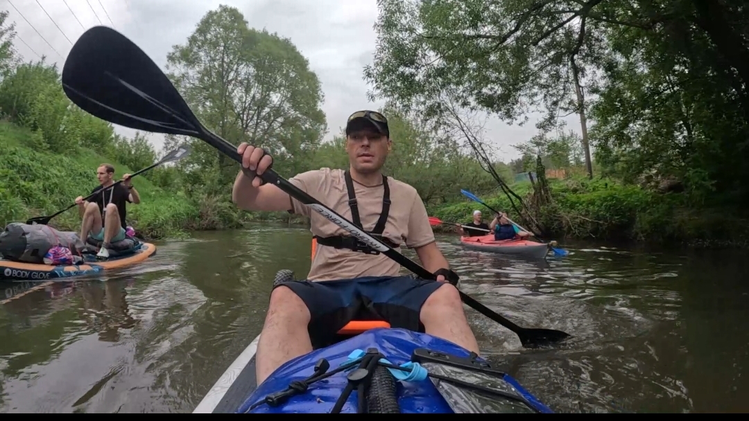 Сплав на сап-бордах по реке воря ,Подмосковье 2025 смотреть онлайн