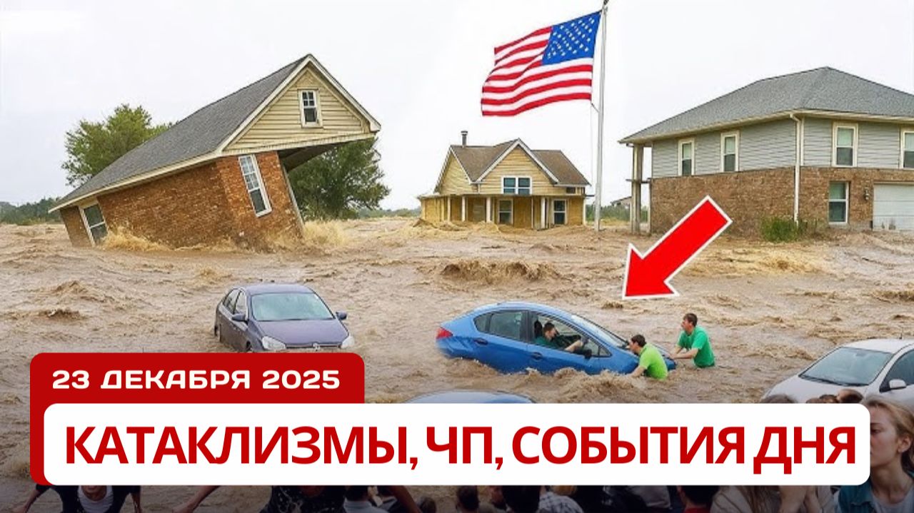 Новости Сегодня 23.12.2025 - Катаклизмы, ЧП, События дня | Россия Индия США Китай Европа смотреть онлайн