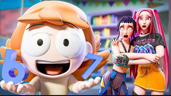 РУМИ И 67 ПАРЕНЬ В ШКОЛЕ?! K-Pop Охотницы на Демонов: Huntrix анимация