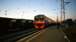 Электропоезд ЭД9М-0139. Покатушки от Барнаула до 226км+отправление.