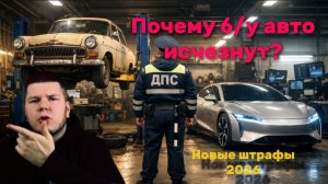 Почему Б/У авто исчезнут? Новые штрафы 2026