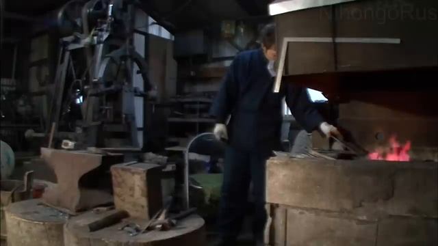Изготовление японского топора в частной кузнице