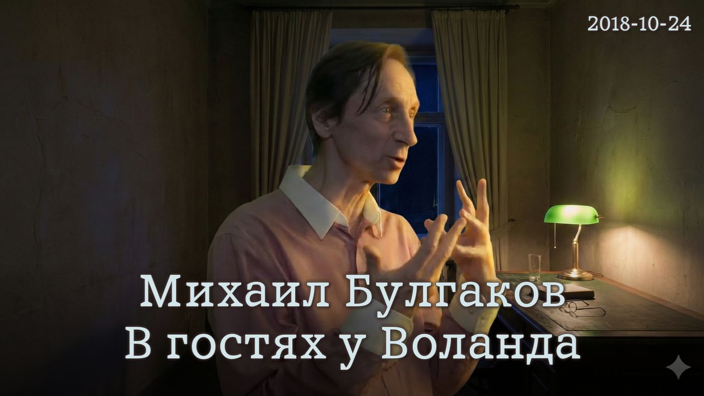 24.10.2018 – Михаил Булгаков. В гостях у Воланда