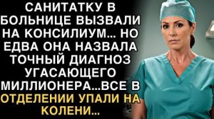 Я ПЛАКАЛ, ЧИТАЯ ЭТО! САНИТАРКУ ВЫЗВАЛИ НА КОНСИЛИУМ К МИЛЛИОНЕРУ. НАЗВАЛА ТОЧНЫЙ ДИАГНОЗ...