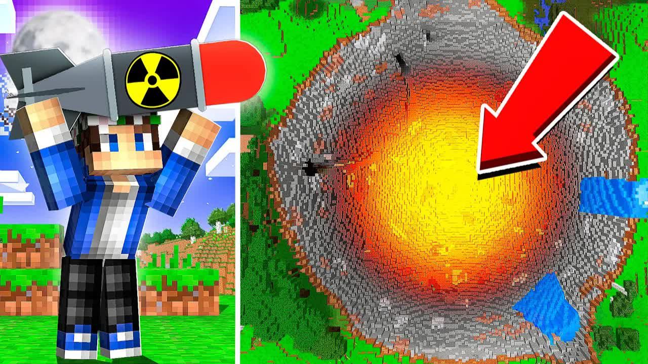 Майнкрафт, но у меня Термо Ядерная БОМБА! смотреть онлайн