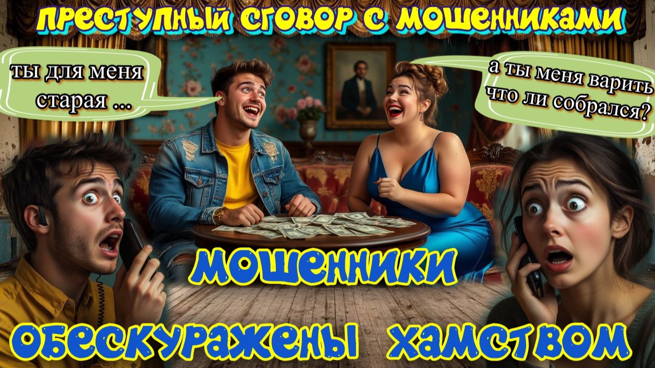 🔥😜ОЧЕНЬ ПРЕСТУПНЫЙ СГОВОР С МОШЕННИКАМИ