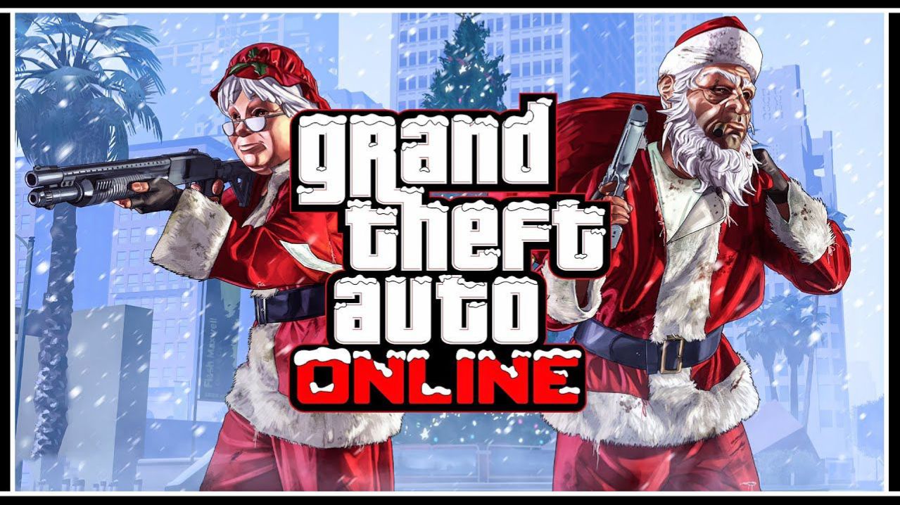 Ура! Наконец-то выпал снег в GTA Online смотреть онлайн