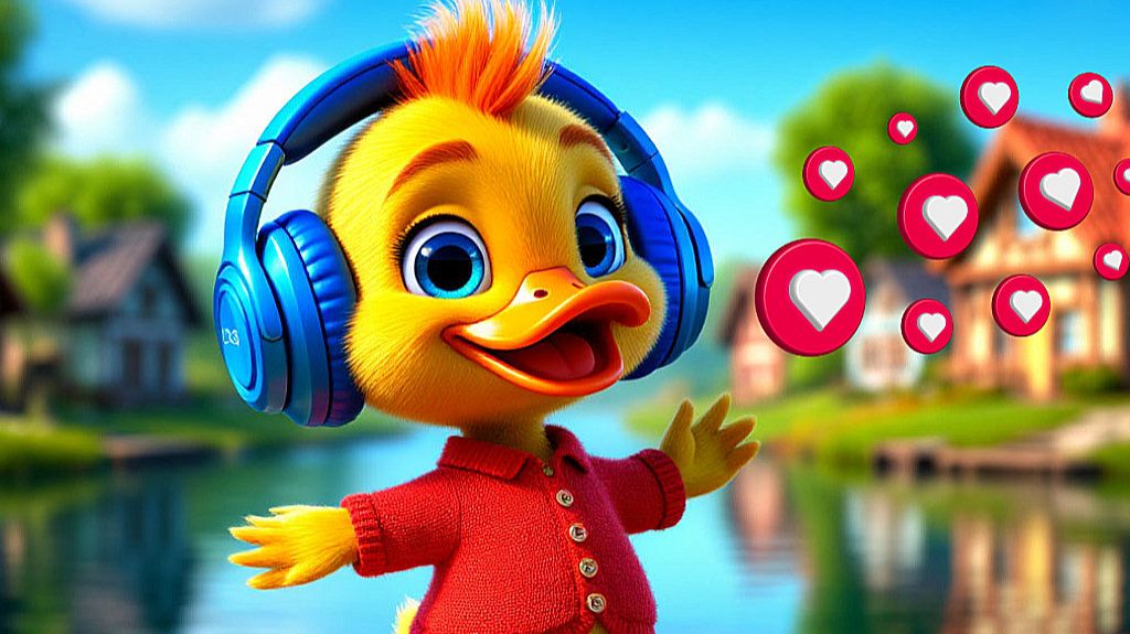 Танцующий Утёнок Кря + Песенки и Мультики для Детей + Весёлые Мультики Малышам смотреть онлайн