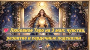 💖 Любовное Таро на 3 мая: чувства, развитие и сердечные подсказки 🔮✨