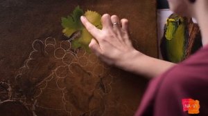 СЕКРЕТ ХУДОЖНИКА. Надежда Ильина. Как написать лист винограда