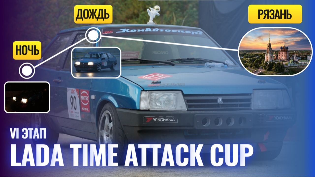 LADA TIME ATTACK CUP. НОЧЬ, ДОЖДЬ, РЯЗАНЬ