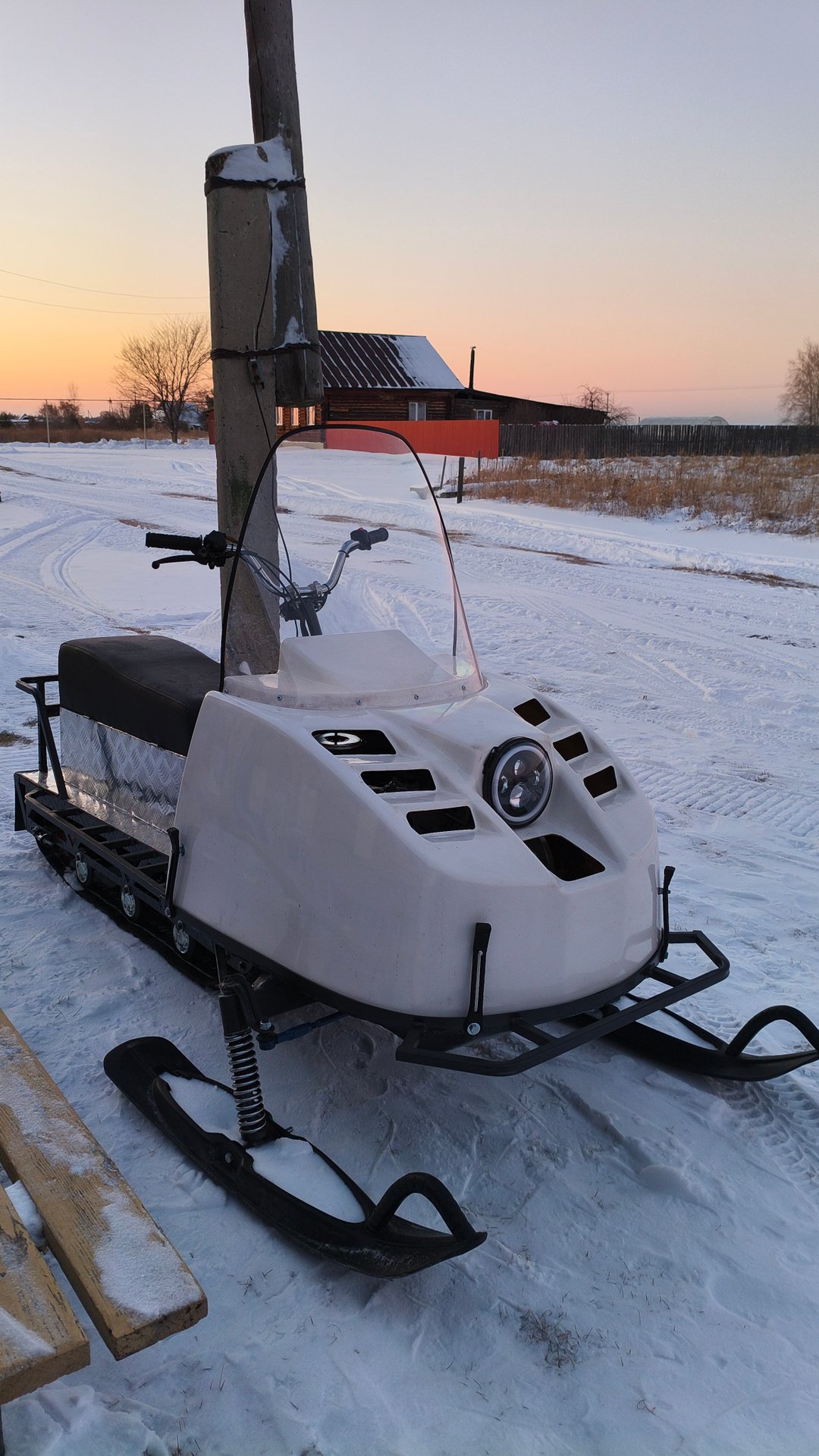 первый выезд самодельного снегохода смотреть онлайн