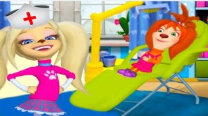 БАРБОСКИНЫ. ВРАЧ. ЛИЗА СТОМАТОЛОГ. МУЛЬТФИЛЬМ ИГРА