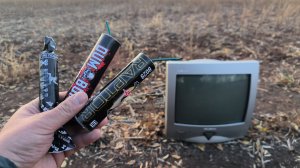 ✅Взрываем телевизор мощными петардами!!!