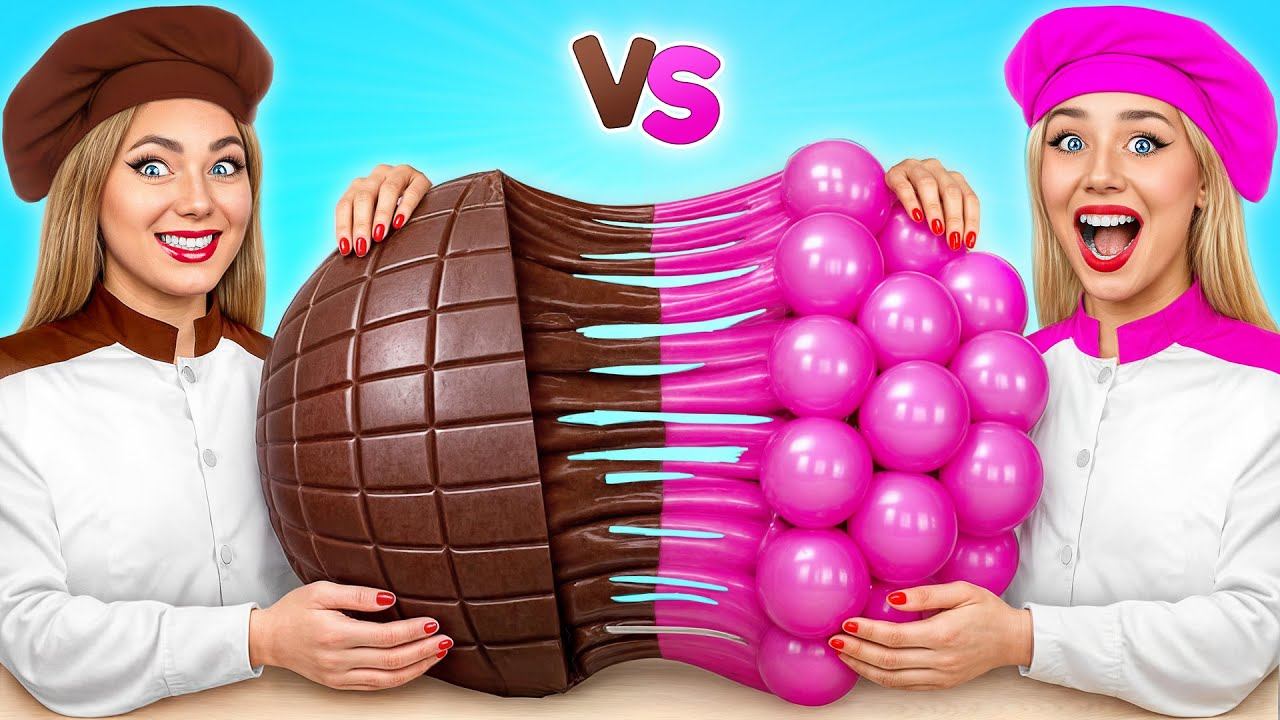 Жевательная Резинка vs Шоколадная Еда Челлендж | Смешные Рецепты с Едой от Multi DO Challenge смотреть онлайн