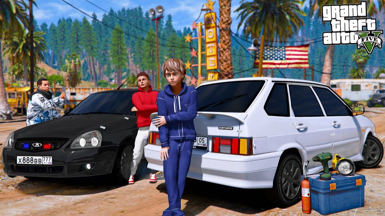 ОПЕРСКАЯ ЕЗДА В GTA 5 - ОПЕРСКАЯ ЧЕТЫРКА И ПРИОРА В РОЗЫСКЕ! ОПЕРСКИЙ ТЮНИНГ АВТОВАЗА! ВОТЕР смотреть онлайн