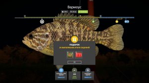Русская Рыбалка 4-Новогодние Задания 2026: Вармоус не менее 200 грамм оз. Лосиное