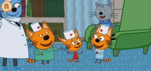 Три Кота Мультфильм Прививка.