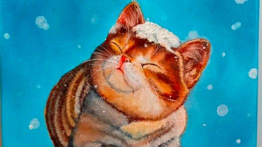 Котик снежный