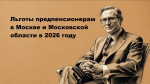 Льготы предпенсионерам в Москве и Московской области в 2026 году: важные изменения