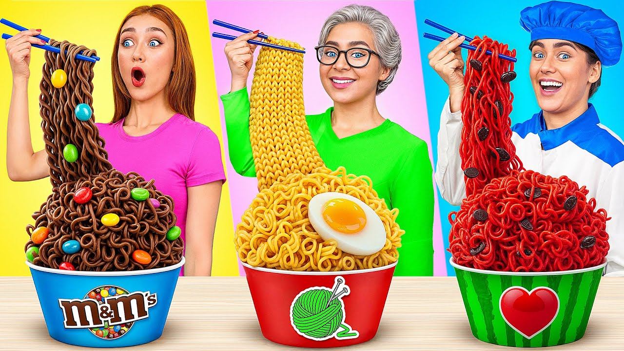 Кулинарный Челлендж: Я против Бабушки | Потрясающие Кухонные Хитрости от Multi DO Challenge смотреть онлайн