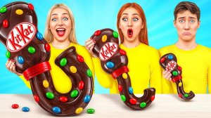 Большая, Средняя или Маленькая Тарелка Челлендж | Кулинарная Битва с Едой от Multi DO Challenge