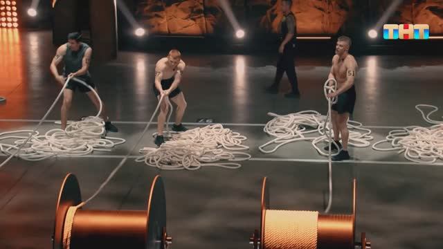 Силовое вытягивание каната смотреть онлайн