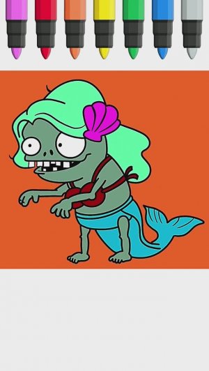Как рисовать растения против зомби | Рисование и раскраски для детей