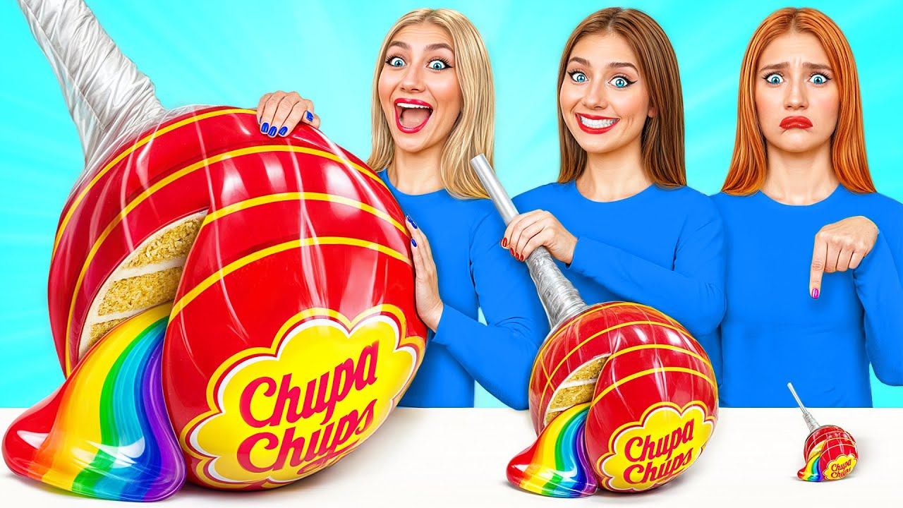 Большая, Средняя или Маленькая Тарелка Челлендж | Эпичная Битва с Едой от Multi DO Challenge смотреть онлайн