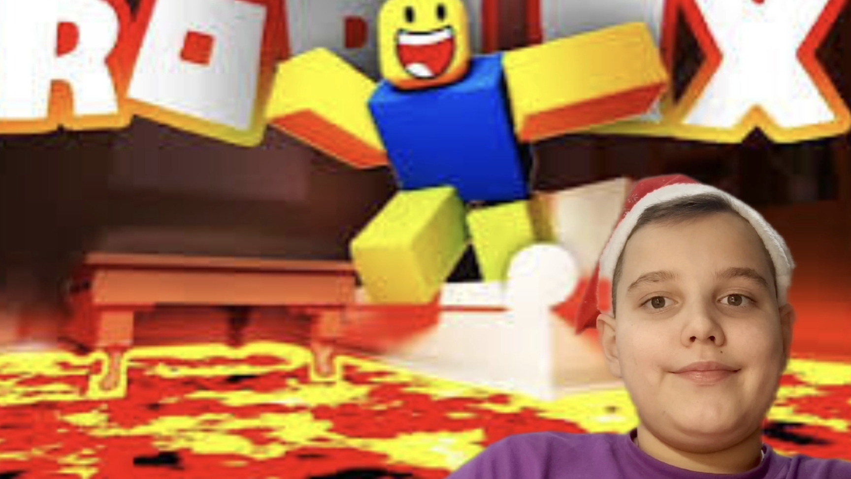 Пол это лава в роблоксе!