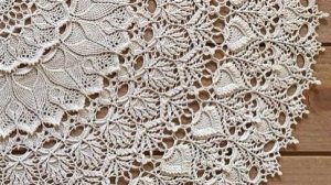 МК по вязанию салфетки Эфир. Часть 6. Ряд 12