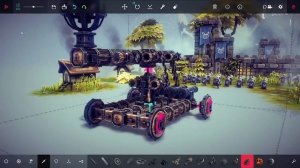 Играем в Besiege: зона 16 "Покои Виннфрит" остров Ипсилон