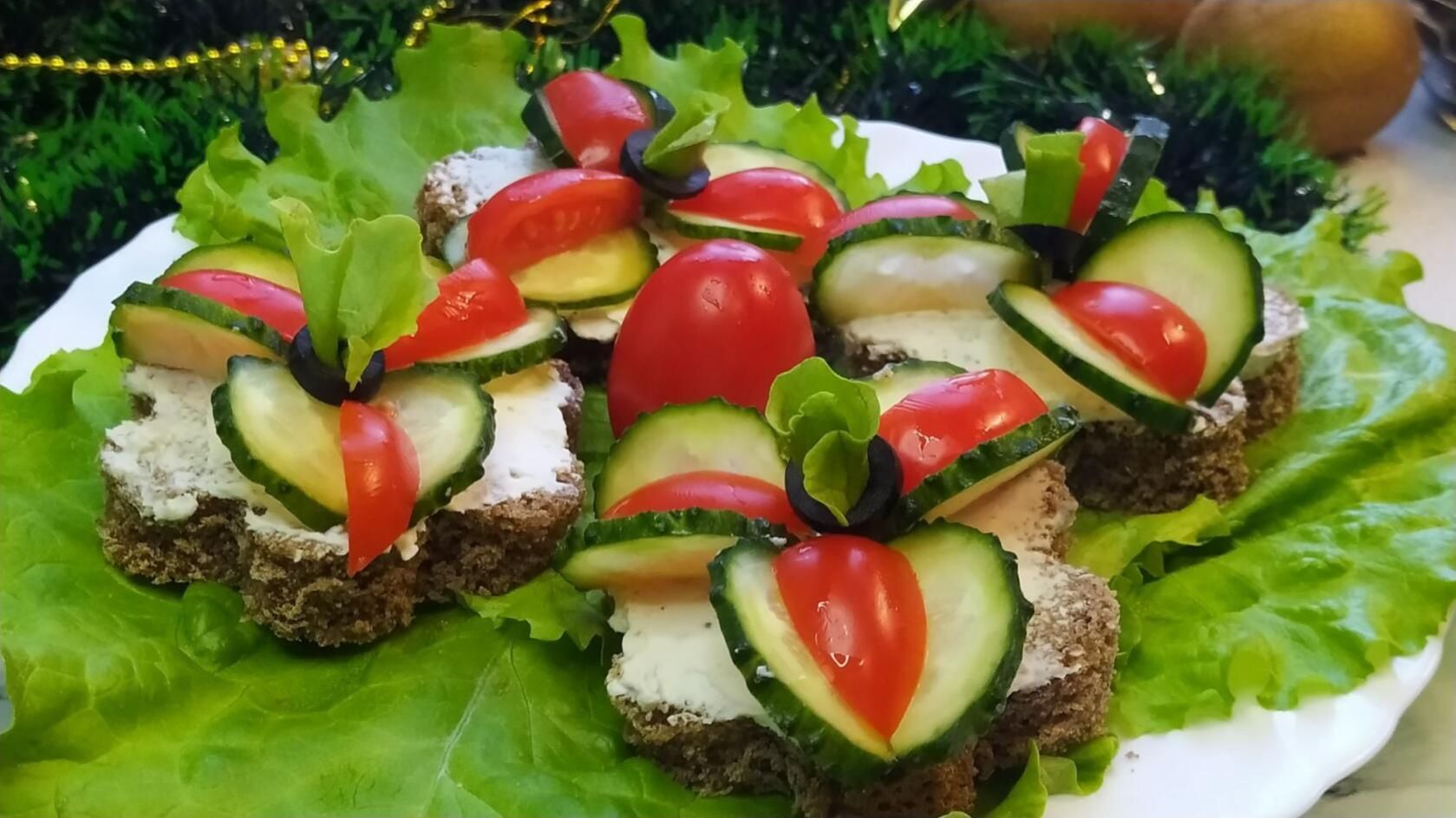 Вкусные бутерброды на праздничный стол