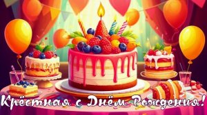 Крёстная с Днём Рождения