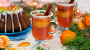 🍹 Праздничный напиток к Рождеству: простой и ароматный пунш с печеными яблоками