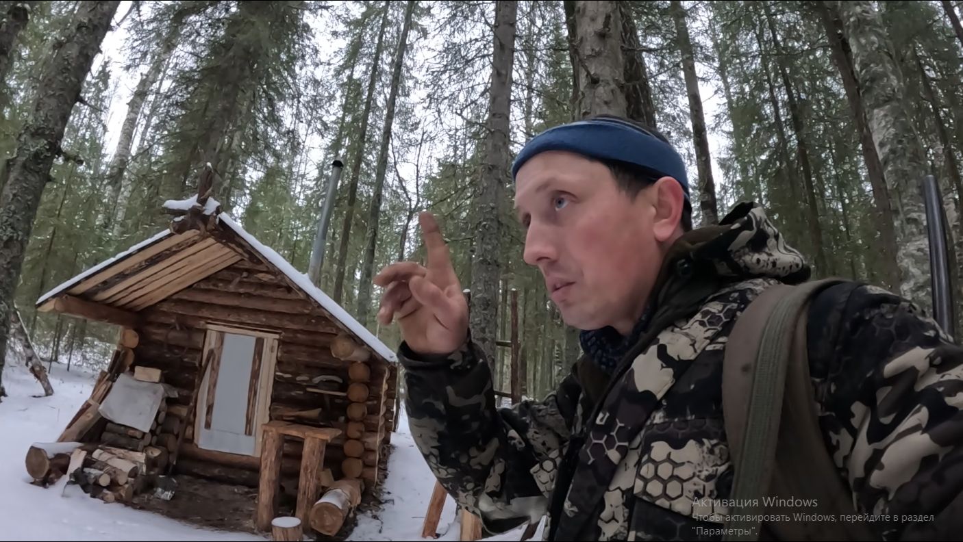 Промысловая охота на куницу! Открыл путик в сторону избы... смотреть онлайн