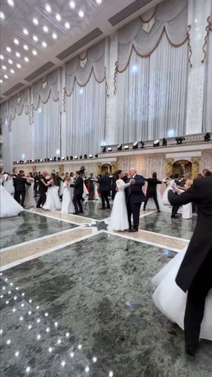 Александр Лукашенко танцует вальс. Минск, 24.12.2025