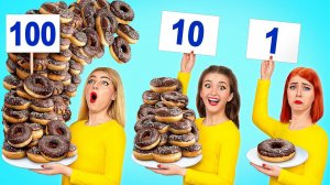 100 Слоев Еды Челлендж | Сумасшедший Челлендж от Multi DO Challenge