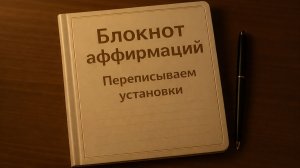 Переписываем установки — меняем сценарий жизни