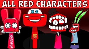 INCREDIBOX SPRUNKI ВСЕ СПРУНКИ КРАСНОГО ЦВЕТА | МАКВИН | КОКА-КОЛА | ЦИФРОВОЙ ЦИРК