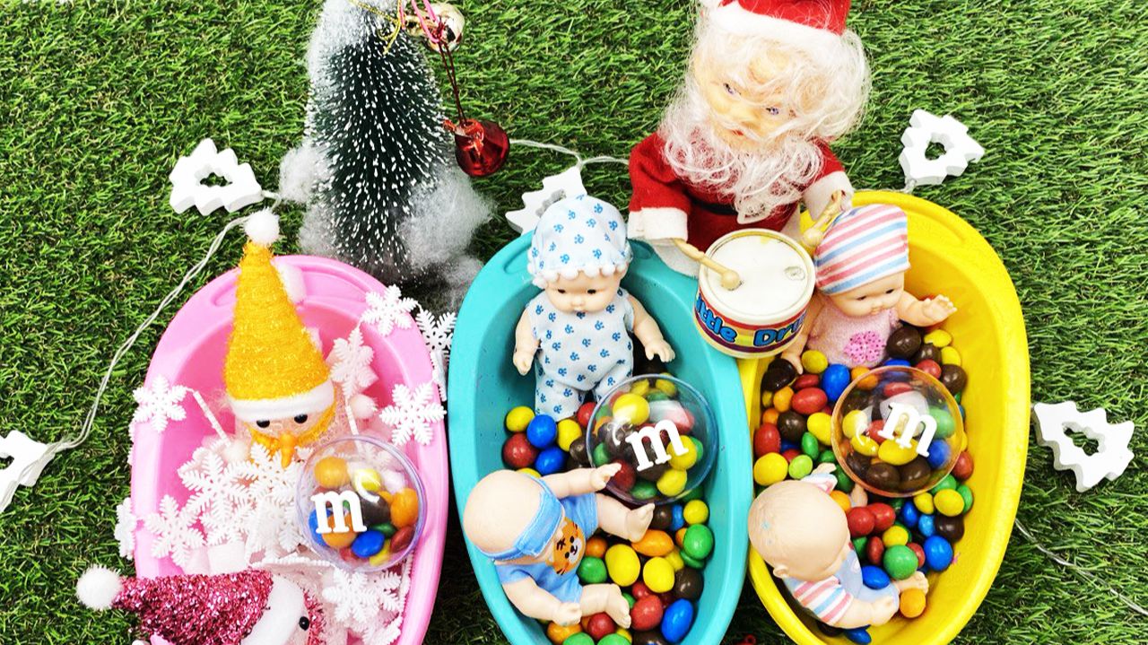 Мультики про куколки для девочек. Конфетки в ярких разноцветных ванночках. Мультики для детей смотреть онлайн