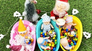 Мультики про куколки для девочек. Конфетки в ярких разноцветных ванночках. Мультики для детей