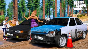 ОПЕРСКАЯ ЕЗДА В GTA 5 - ОПЕРСКАЯ ПРИОРА ПРОТИВ ВАЗ 2114 НА УЛИЧНЫХ ГОНКАХ! ЧТО ЛУЧШЕ!? ВОТЕР